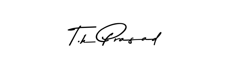 Also You can easily find your signature by using the search form. We will create T.h Prasad name handwritten signature images for you free of cost using Asem Kandis PERSONAL USE sign style. T.h Prasad signature style 9 images and pictures png