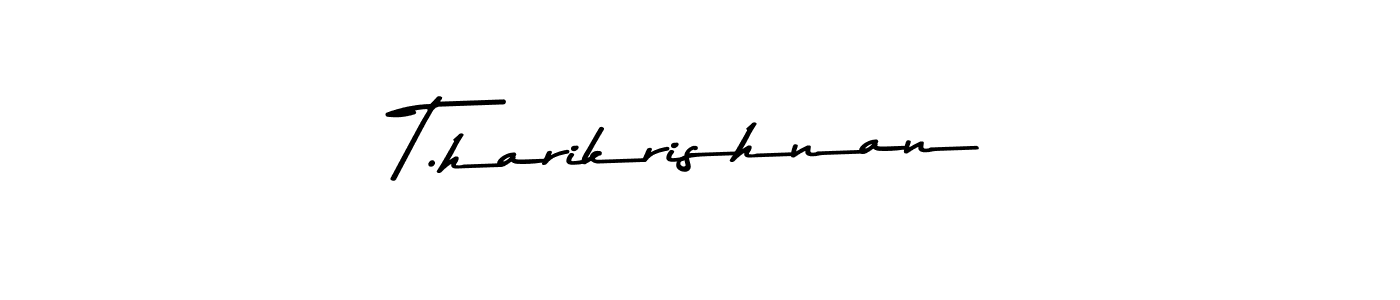 How to Draw T.harikrishnan signature style? Asem Kandis PERSONAL USE is a latest design signature styles for name T.harikrishnan. T.harikrishnan signature style 9 images and pictures png