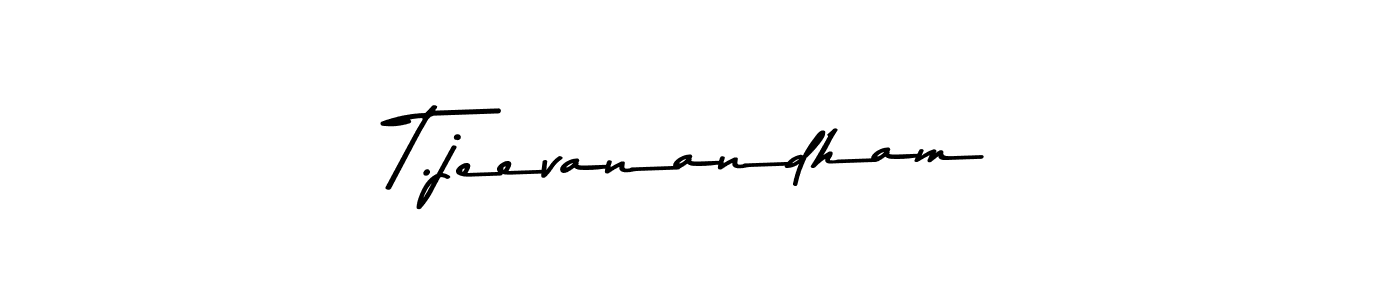 This is the best signature style for the T.jeevanandham name. Also you like these signature font (Asem Kandis PERSONAL USE). Mix name signature. T.jeevanandham signature style 9 images and pictures png