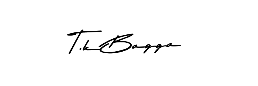 Design your own signature with our free online signature maker. With this signature software, you can create a handwritten (Asem Kandis PERSONAL USE) signature for name T.k Bagga. T.k Bagga signature style 9 images and pictures png