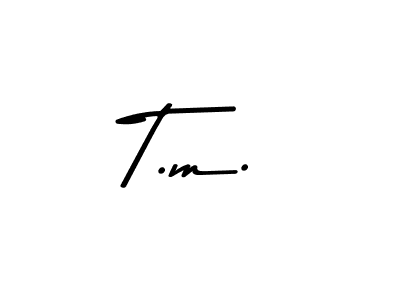 T.m. stylish signature style. Best Handwritten Sign (Asem Kandis PERSONAL USE) for my name. Handwritten Signature Collection Ideas for my name T.m.. T.m. signature style 9 images and pictures png