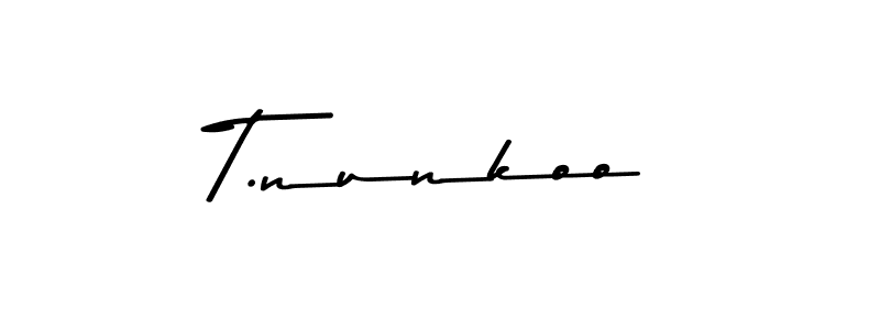 Once you've used our free online signature maker to create your best signature Asem Kandis PERSONAL USE style, it's time to enjoy all of the benefits that T.nunkoo name signing documents. T.nunkoo signature style 9 images and pictures png