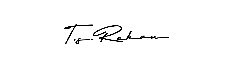 Once you've used our free online signature maker to create your best signature Asem Kandis PERSONAL USE style, it's time to enjoy all of the benefits that T.s. Rohan name signing documents. T.s. Rohan signature style 9 images and pictures png