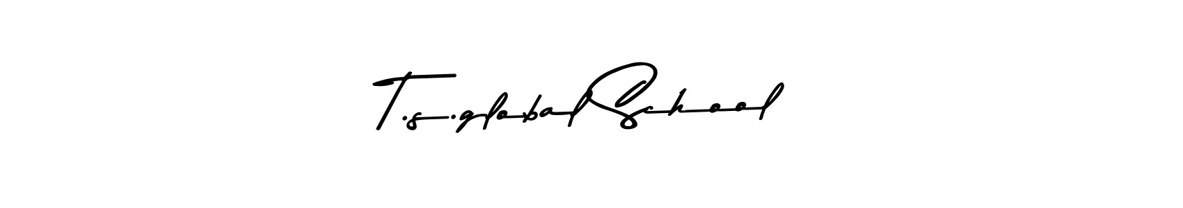 Here are the top 10 professional signature styles for the name T.s.global School. These are the best autograph styles you can use for your name. T.s.global School signature style 9 images and pictures png
