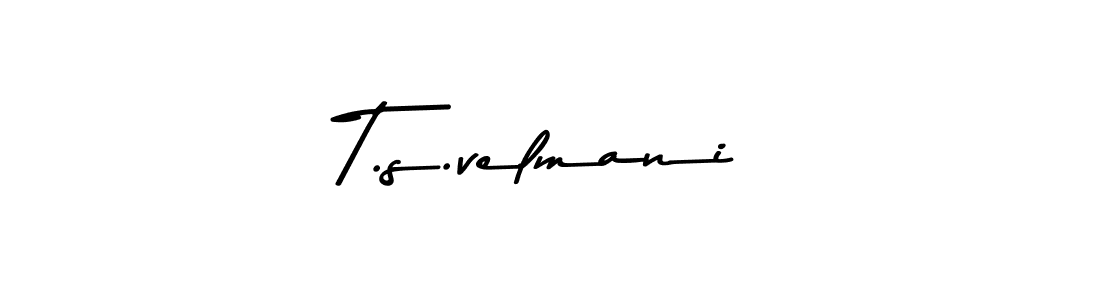 T.s.velmani stylish signature style. Best Handwritten Sign (Asem Kandis PERSONAL USE) for my name. Handwritten Signature Collection Ideas for my name T.s.velmani. T.s.velmani signature style 9 images and pictures png