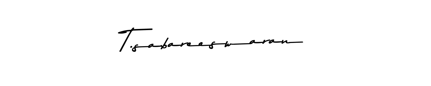 Make a beautiful signature design for name T.sabareeswaran. Use this online signature maker to create a handwritten signature for free. T.sabareeswaran signature style 9 images and pictures png