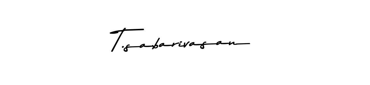 Also we have T.sabarivasan name is the best signature style. Create professional handwritten signature collection using Asem Kandis PERSONAL USE autograph style. T.sabarivasan signature style 9 images and pictures png