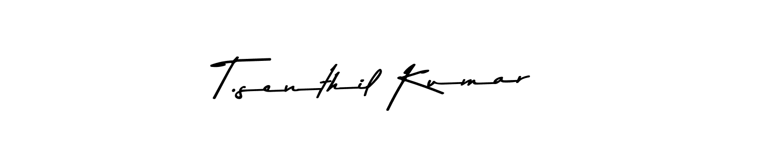 Similarly Asem Kandis PERSONAL USE is the best handwritten signature design. Signature creator online .You can use it as an online autograph creator for name T.senthil Kumar. T.senthil Kumar signature style 9 images and pictures png