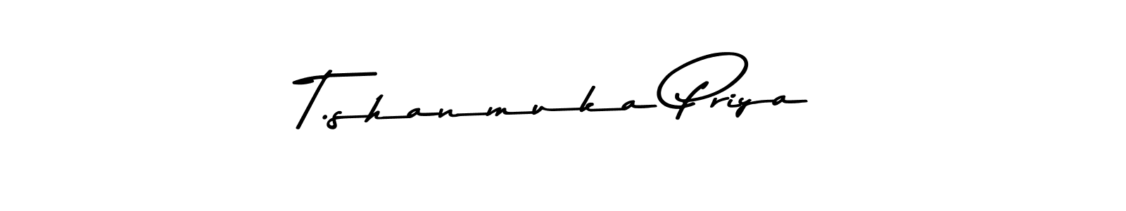 T.shanmuka Priya stylish signature style. Best Handwritten Sign (Asem Kandis PERSONAL USE) for my name. Handwritten Signature Collection Ideas for my name T.shanmuka Priya. T.shanmuka Priya signature style 9 images and pictures png