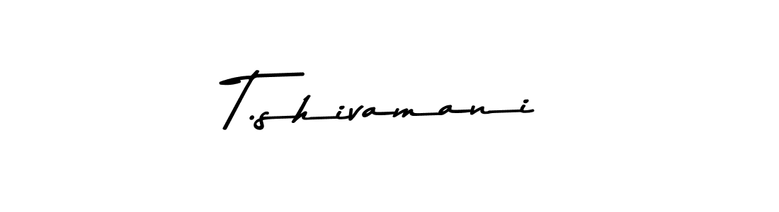 Use a signature maker to create a handwritten signature online. With this signature software, you can design (Asem Kandis PERSONAL USE) your own signature for name T.shivamani. T.shivamani signature style 9 images and pictures png