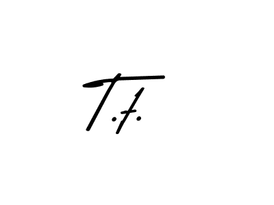 Use a signature maker to create a handwritten signature online. With this signature software, you can design (Asem Kandis PERSONAL USE) your own signature for name T.t.. T.t. signature style 9 images and pictures png