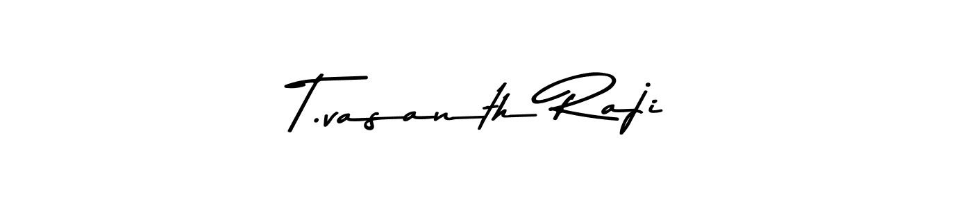 Similarly Asem Kandis PERSONAL USE is the best handwritten signature design. Signature creator online .You can use it as an online autograph creator for name T.vasanth Raji. T.vasanth Raji signature style 9 images and pictures png