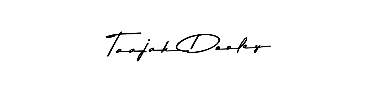 Also You can easily find your signature by using the search form. We will create Taajah Dooley name handwritten signature images for you free of cost using Asem Kandis PERSONAL USE sign style. Taajah Dooley signature style 9 images and pictures png