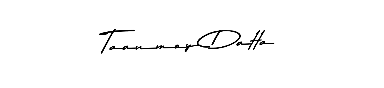 How to make Taanmoy Datta name signature. Use Asem Kandis PERSONAL USE style for creating short signs online. This is the latest handwritten sign. Taanmoy Datta signature style 9 images and pictures png