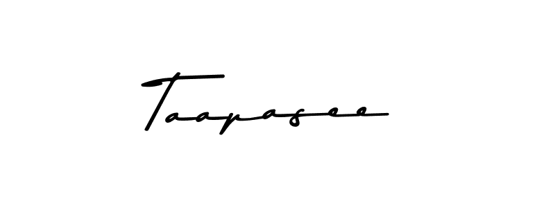 You should practise on your own different ways (Asem Kandis PERSONAL USE) to write your name (Taapasee) in signature. don't let someone else do it for you. Taapasee signature style 9 images and pictures png