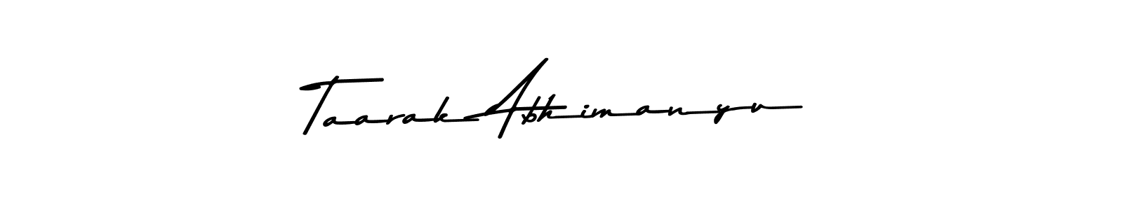 Asem Kandis PERSONAL USE is a professional signature style that is perfect for those who want to add a touch of class to their signature. It is also a great choice for those who want to make their signature more unique. Get Taarak Abhimanyu name to fancy signature for free. Taarak Abhimanyu signature style 9 images and pictures png