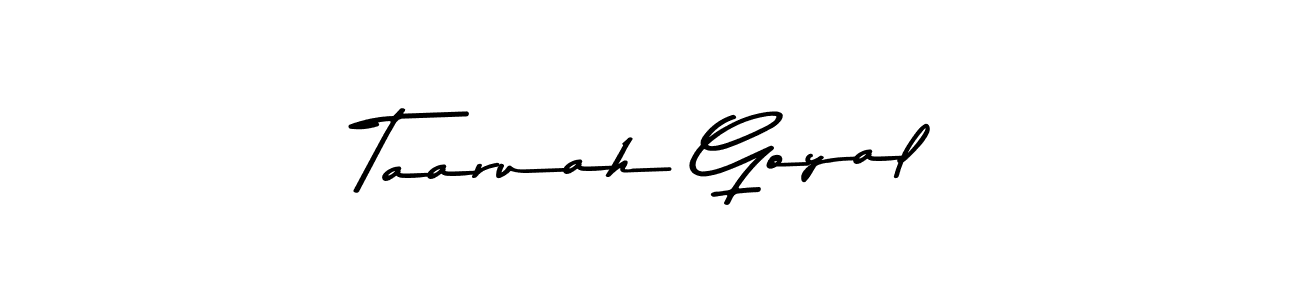 Here are the top 10 professional signature styles for the name Taaruah Goyal. These are the best autograph styles you can use for your name. Taaruah Goyal signature style 9 images and pictures png