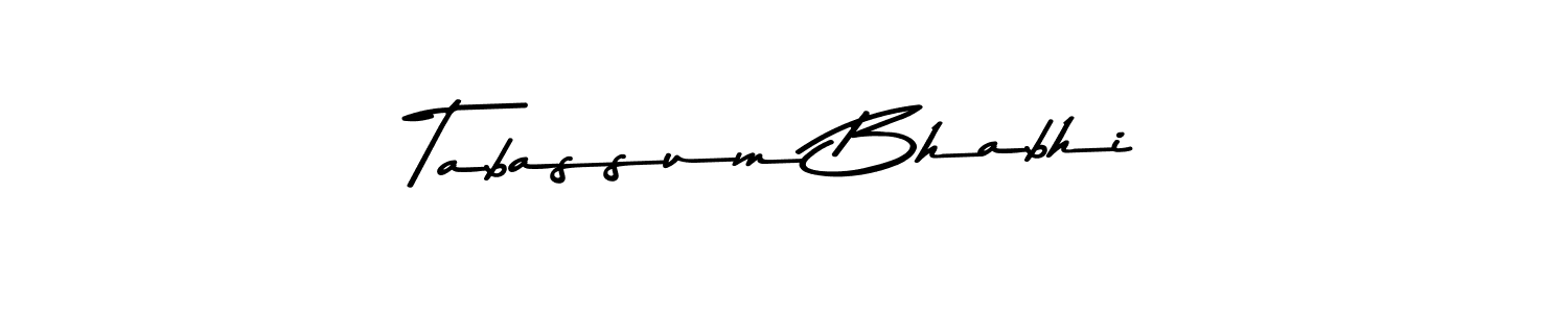 Also You can easily find your signature by using the search form. We will create Tabassum Bhabhi name handwritten signature images for you free of cost using Asem Kandis PERSONAL USE sign style. Tabassum Bhabhi signature style 9 images and pictures png