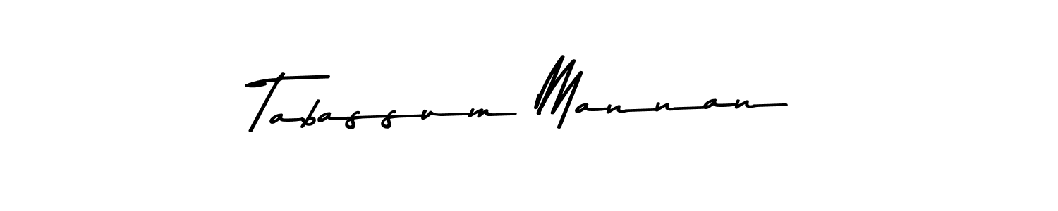 Also You can easily find your signature by using the search form. We will create Tabassum Mannan name handwritten signature images for you free of cost using Asem Kandis PERSONAL USE sign style. Tabassum Mannan signature style 9 images and pictures png