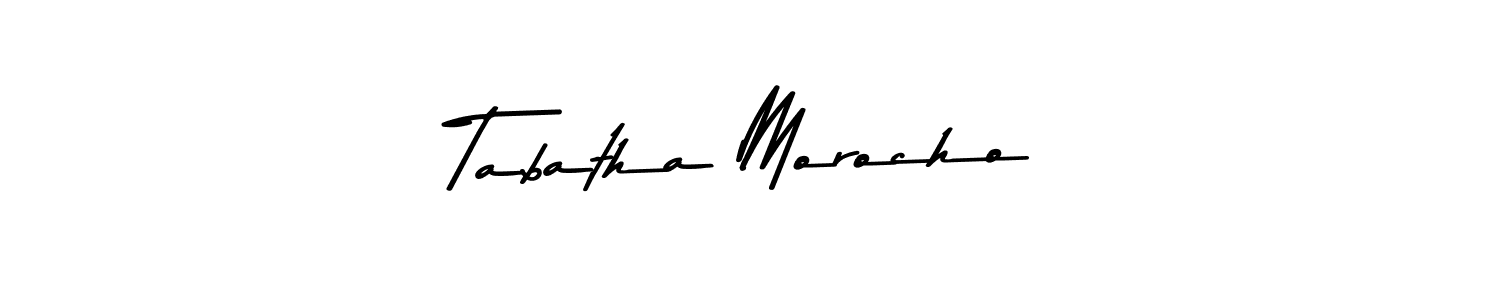 Make a short Tabatha Morocho signature style. Manage your documents anywhere anytime using Asem Kandis PERSONAL USE. Create and add eSignatures, submit forms, share and send files easily. Tabatha Morocho signature style 9 images and pictures png