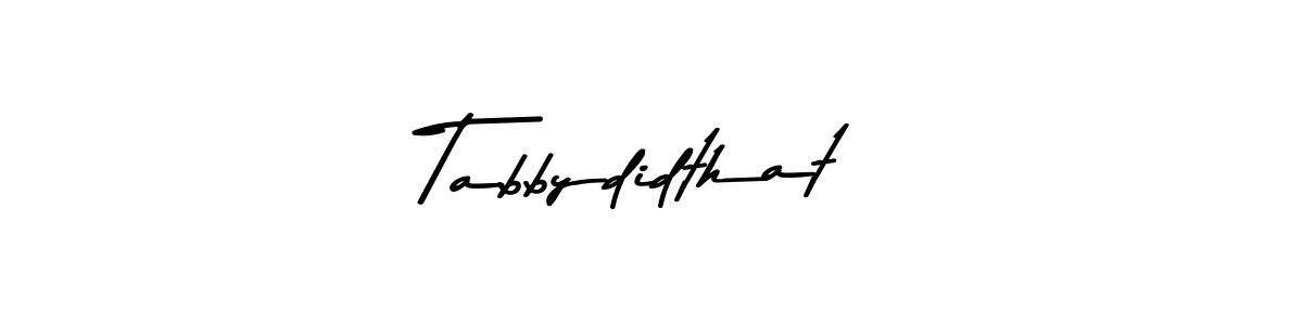 You should practise on your own different ways (Asem Kandis PERSONAL USE) to write your name (Tabbydidthat) in signature. don't let someone else do it for you. Tabbydidthat signature style 9 images and pictures png