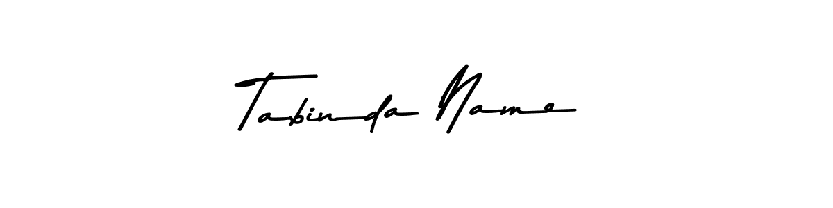 Use a signature maker to create a handwritten signature online. With this signature software, you can design (Asem Kandis PERSONAL USE) your own signature for name Tabinda Name. Tabinda Name signature style 9 images and pictures png