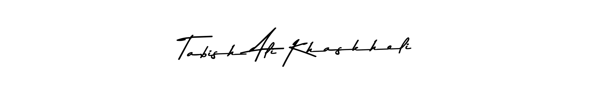 Asem Kandis PERSONAL USE is a professional signature style that is perfect for those who want to add a touch of class to their signature. It is also a great choice for those who want to make their signature more unique. Get Tabish Ali Khaskheli name to fancy signature for free. Tabish Ali Khaskheli signature style 9 images and pictures png