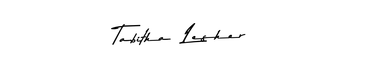 Also we have Tabitha  Lesher name is the best signature style. Create professional handwritten signature collection using Asem Kandis PERSONAL USE autograph style. Tabitha  Lesher signature style 9 images and pictures png