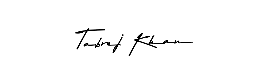 This is the best signature style for the Tabrej Khan name. Also you like these signature font (Asem Kandis PERSONAL USE). Mix name signature. Tabrej Khan signature style 9 images and pictures png