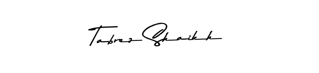 Also we have Tabrez Shaikh name is the best signature style. Create professional handwritten signature collection using Asem Kandis PERSONAL USE autograph style. Tabrez Shaikh signature style 9 images and pictures png