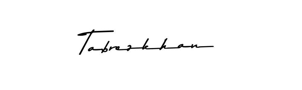 Tabrezkhan stylish signature style. Best Handwritten Sign (Asem Kandis PERSONAL USE) for my name. Handwritten Signature Collection Ideas for my name Tabrezkhan. Tabrezkhan signature style 9 images and pictures png