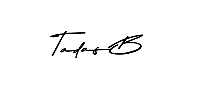 Make a beautiful signature design for name Tadas B. Use this online signature maker to create a handwritten signature for free. Tadas B signature style 9 images and pictures png