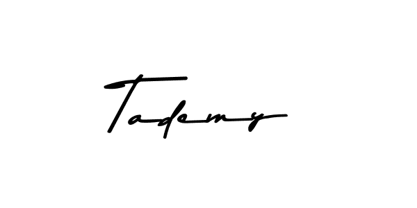 The best way (Asem Kandis PERSONAL USE) to make a short signature is to pick only two or three words in your name. The name Tademy include a total of six letters. For converting this name. Tademy signature style 9 images and pictures png