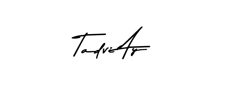 Here are the top 10 professional signature styles for the name Tadvi Ay. These are the best autograph styles you can use for your name. Tadvi Ay signature style 9 images and pictures png