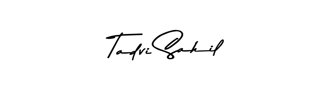 How to Draw Tadvi Sahil signature style? Asem Kandis PERSONAL USE is a latest design signature styles for name Tadvi Sahil. Tadvi Sahil signature style 9 images and pictures png