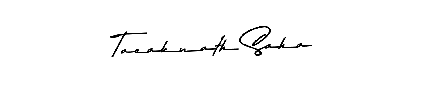 Use a signature maker to create a handwritten signature online. With this signature software, you can design (Asem Kandis PERSONAL USE) your own signature for name Taeaknath Saha. Taeaknath Saha signature style 9 images and pictures png