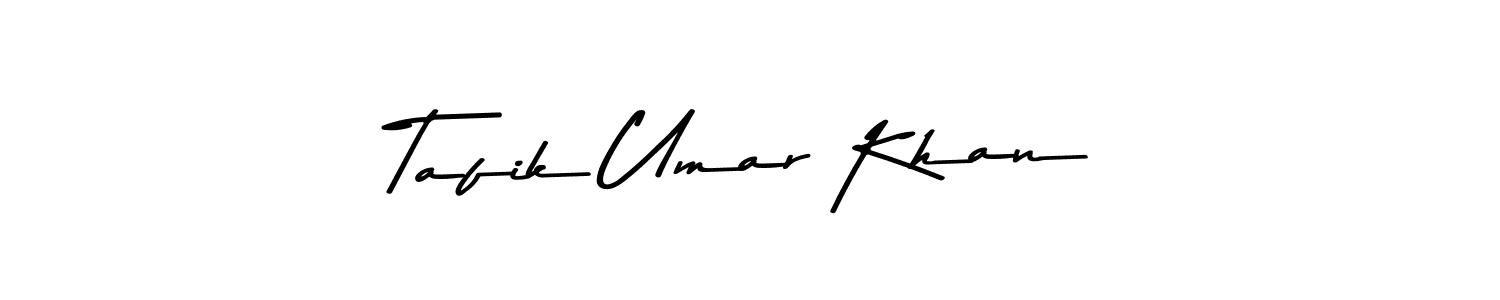 This is the best signature style for the Tafik Umar Khan name. Also you like these signature font (Asem Kandis PERSONAL USE). Mix name signature. Tafik Umar Khan signature style 9 images and pictures png