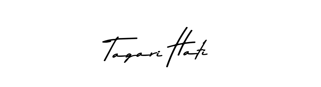 How to make Tagari Hati name signature. Use Asem Kandis PERSONAL USE style for creating short signs online. This is the latest handwritten sign. Tagari Hati signature style 9 images and pictures png