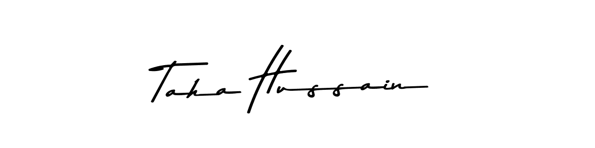 How to make Taha Hussain signature? Asem Kandis PERSONAL USE is a professional autograph style. Create handwritten signature for Taha Hussain name. Taha Hussain signature style 9 images and pictures png