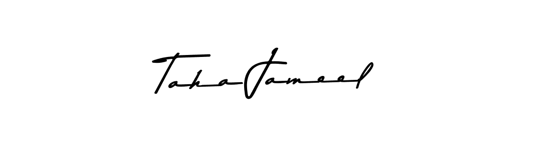 Use a signature maker to create a handwritten signature online. With this signature software, you can design (Asem Kandis PERSONAL USE) your own signature for name Taha Jameel. Taha Jameel signature style 9 images and pictures png