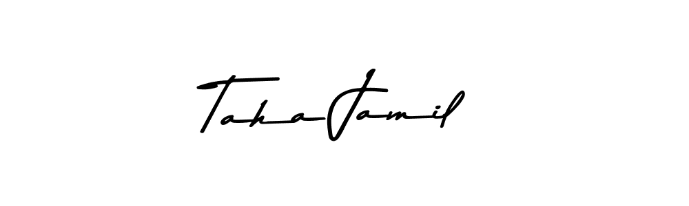 Design your own signature with our free online signature maker. With this signature software, you can create a handwritten (Asem Kandis PERSONAL USE) signature for name Taha Jamil. Taha Jamil signature style 9 images and pictures png