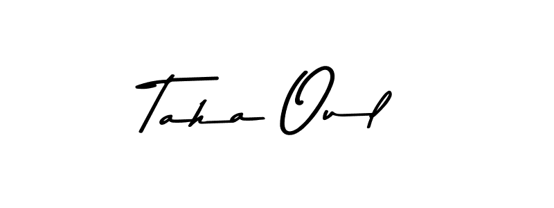 Taha Oul stylish signature style. Best Handwritten Sign (Asem Kandis PERSONAL USE) for my name. Handwritten Signature Collection Ideas for my name Taha Oul. Taha Oul signature style 9 images and pictures png