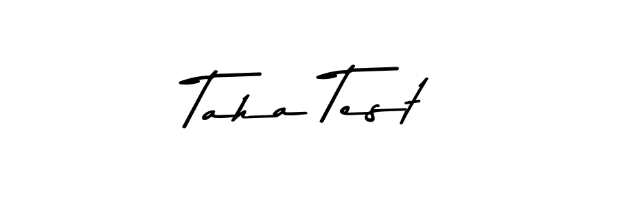 if you are searching for the best signature style for your name Taha Test. so please give up your signature search. here we have designed multiple signature styles  using Asem Kandis PERSONAL USE. Taha Test signature style 9 images and pictures png