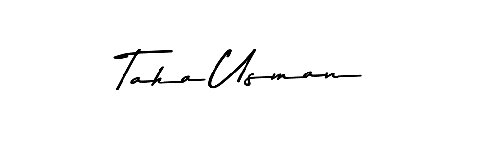 Also You can easily find your signature by using the search form. We will create Taha Usman name handwritten signature images for you free of cost using Asem Kandis PERSONAL USE sign style. Taha Usman signature style 9 images and pictures png