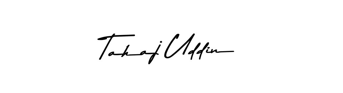 if you are searching for the best signature style for your name Tahaj Uddin. so please give up your signature search. here we have designed multiple signature styles  using Asem Kandis PERSONAL USE. Tahaj Uddin signature style 9 images and pictures png