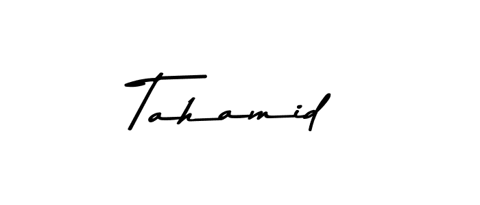 Tahamid stylish signature style. Best Handwritten Sign (Asem Kandis PERSONAL USE) for my name. Handwritten Signature Collection Ideas for my name Tahamid. Tahamid signature style 9 images and pictures png