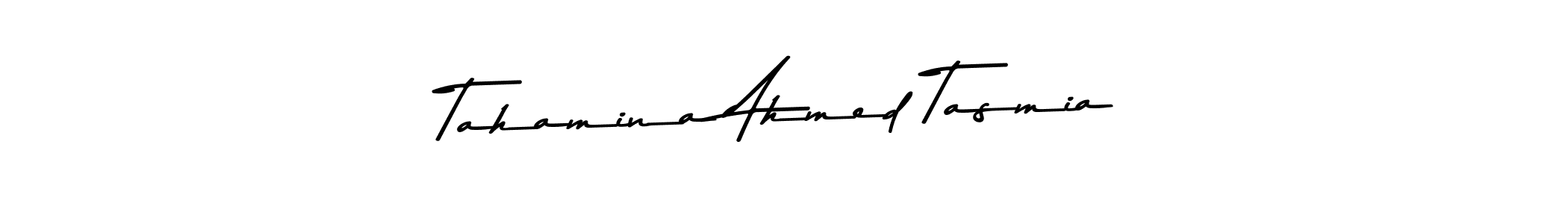 Design your own signature with our free online signature maker. With this signature software, you can create a handwritten (Asem Kandis PERSONAL USE) signature for name Tahamina Ahmed Tasmia. Tahamina Ahmed Tasmia signature style 9 images and pictures png