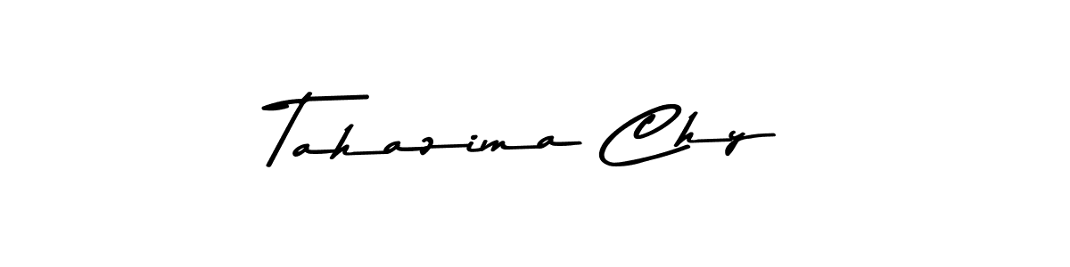 Create a beautiful signature design for name Tahazima Chy. With this signature (Asem Kandis PERSONAL USE) fonts, you can make a handwritten signature for free. Tahazima Chy signature style 9 images and pictures png