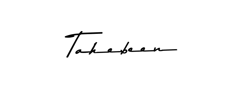 Create a beautiful signature design for name Tahebeen. With this signature (Asem Kandis PERSONAL USE) fonts, you can make a handwritten signature for free. Tahebeen signature style 9 images and pictures png