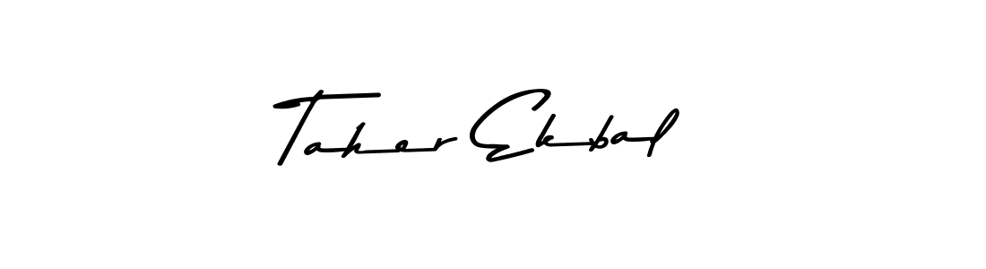 Here are the top 10 professional signature styles for the name Taher Ekbal. These are the best autograph styles you can use for your name. Taher Ekbal signature style 9 images and pictures png